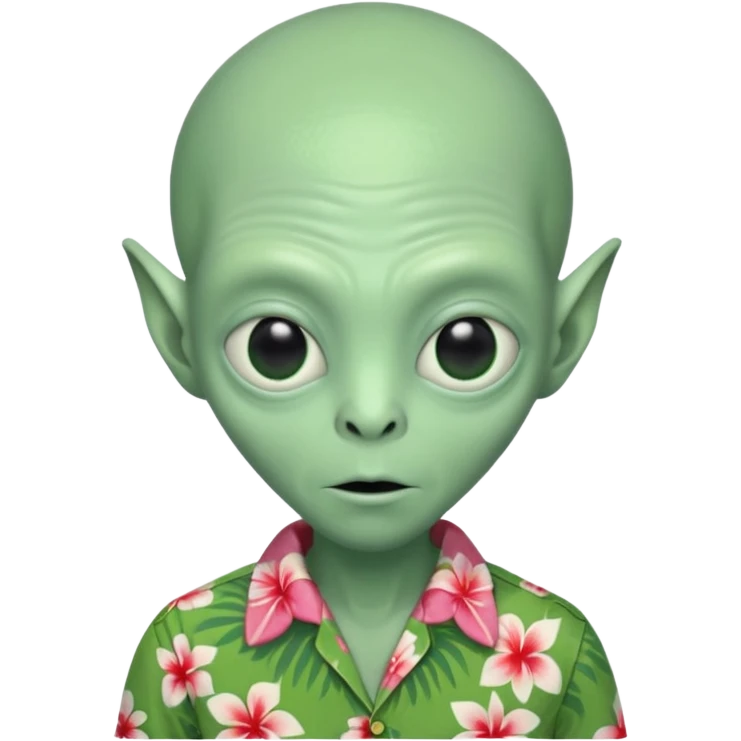 tourist alien emoji