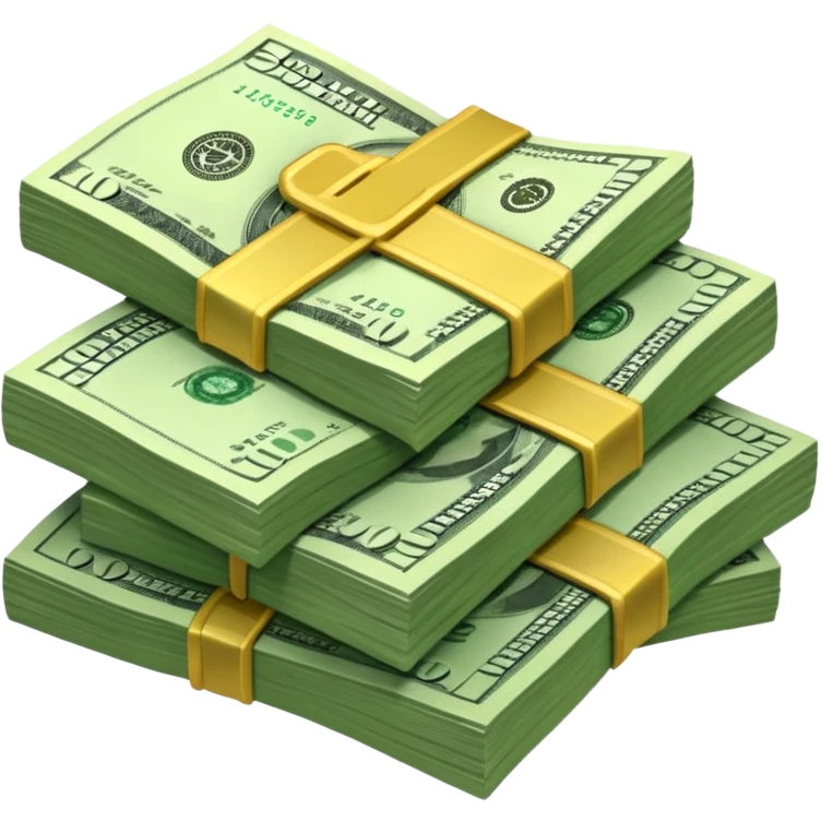 dollars paper money emoji