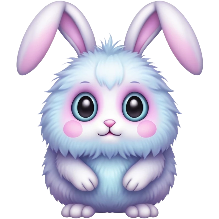 alien kawaii easter bunny  emoji