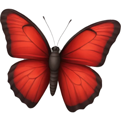 Red butterfly  emoji
