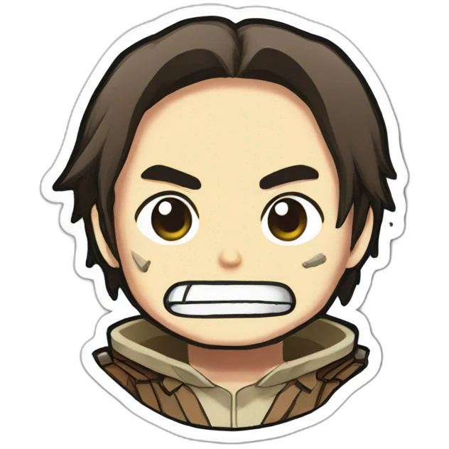 attack titan sticker emoji