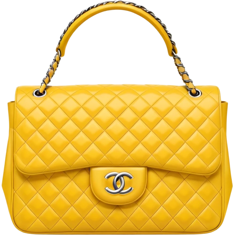chanel butter yellow bag emoji