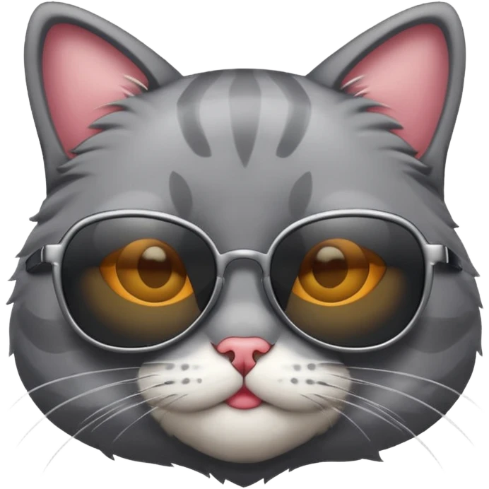 Cat wearing sunglasses emoji