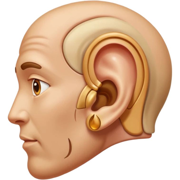 an ear praising God emoji