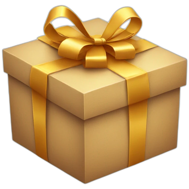 gift box with smile emoji