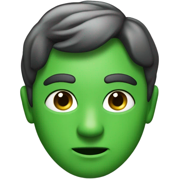 Alieno verde emoji