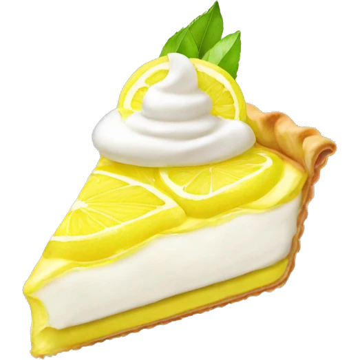 Tarte citron meringuée  emoji