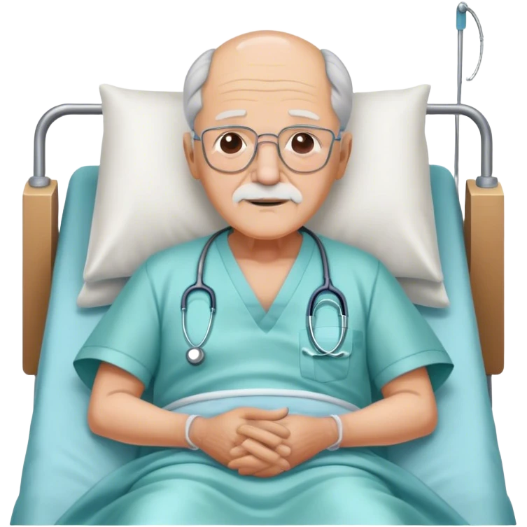 Grandpa having surgery emoji