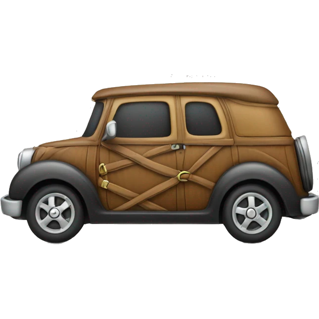 Car wearing lederhosen  emoji