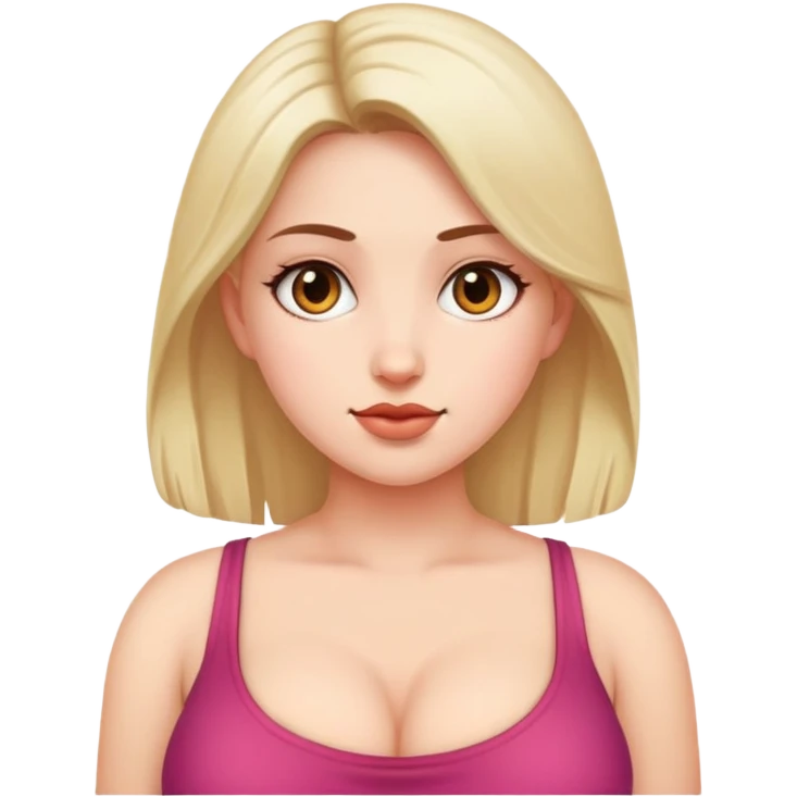 Girl with big tits  emoji