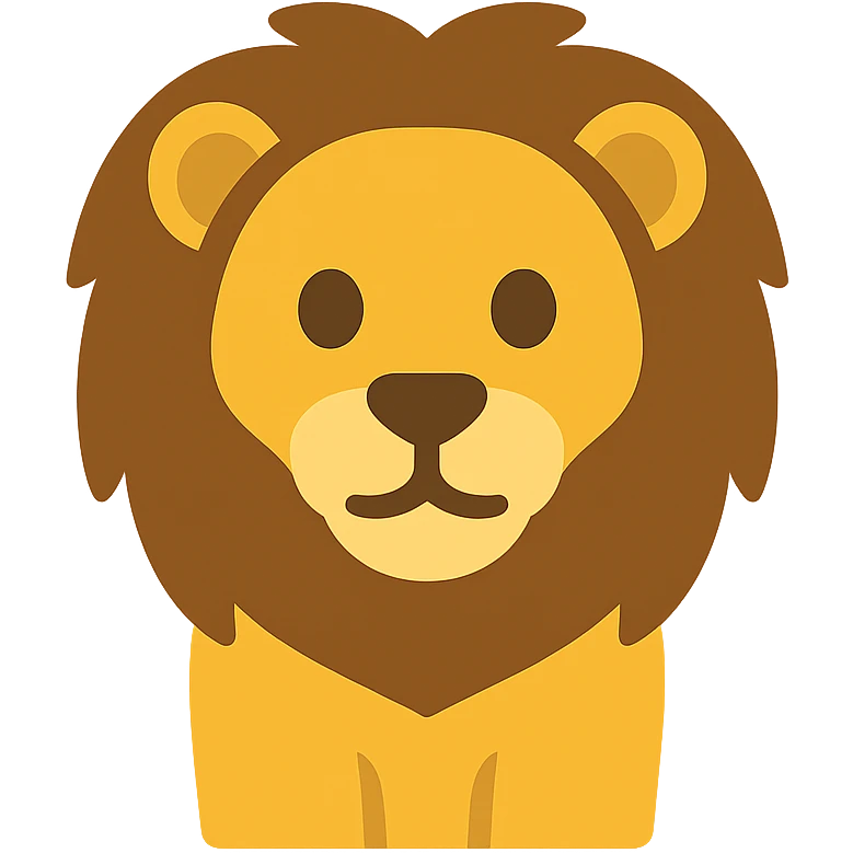Lion animation emoji emoji