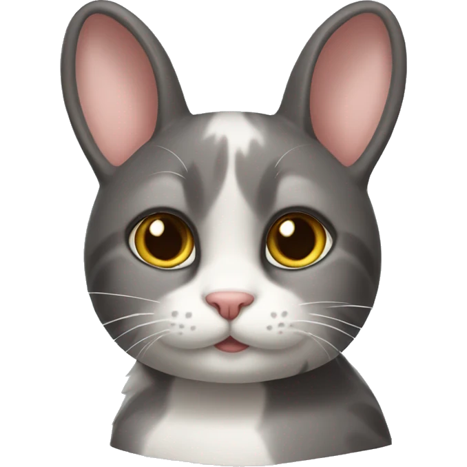 Cat mix bunny emoji