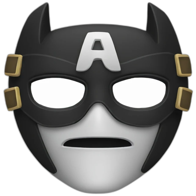 Super hero mask emoji