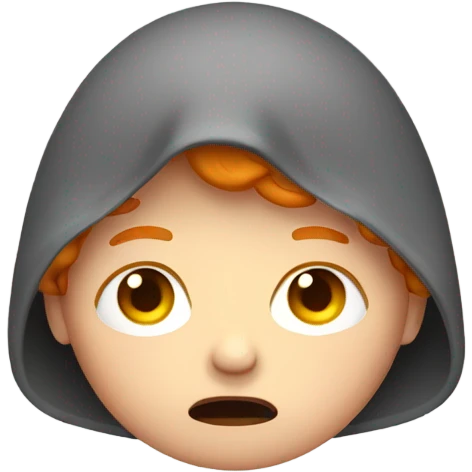 ginger person crying emoji