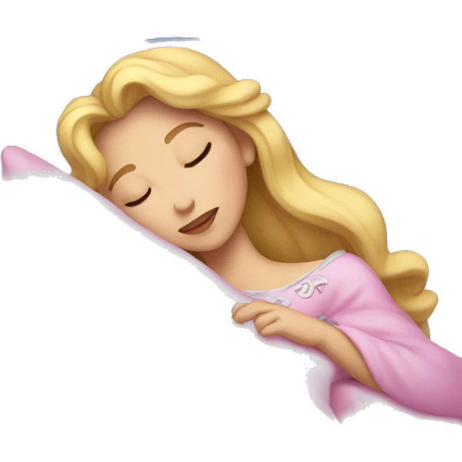 Sleeping beauty emoji