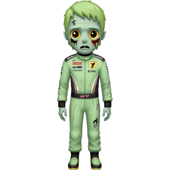 zombie formla 1 racer emoji