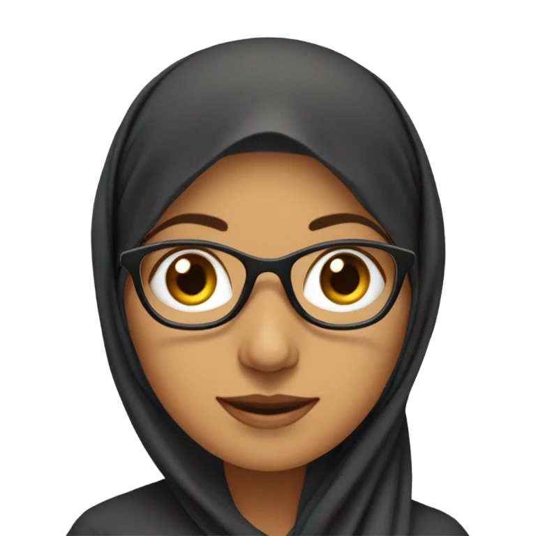 muslim computer scientist woman with a headscarf emoji