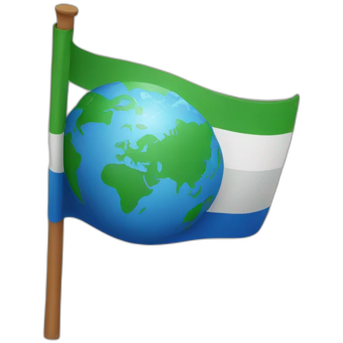 Flag of earth emoji