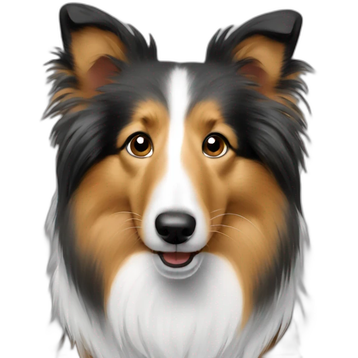 sheltie dog emoji