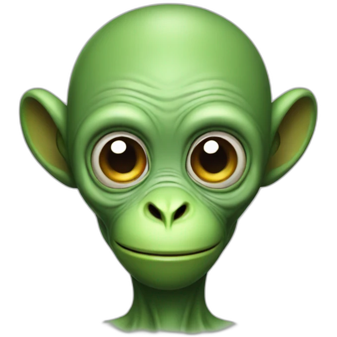 monkey alien emoji