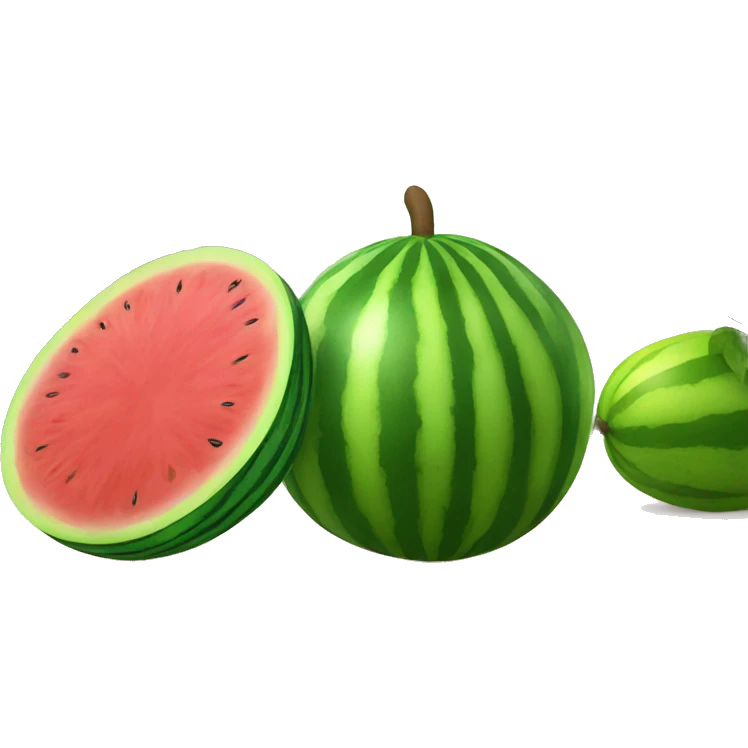 Guava watermelon and mango emoji