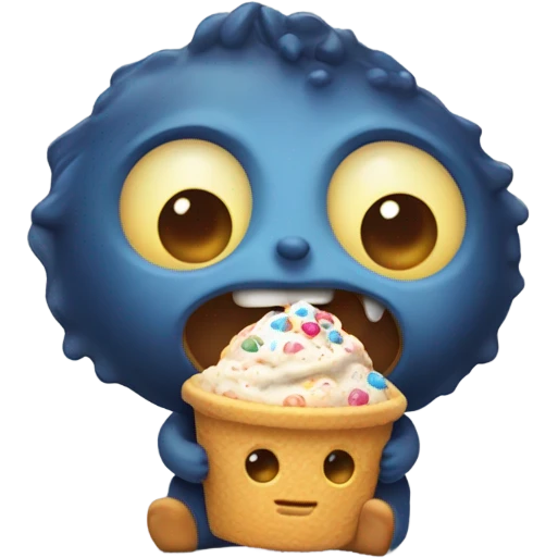 baby gonk eating molch emoji