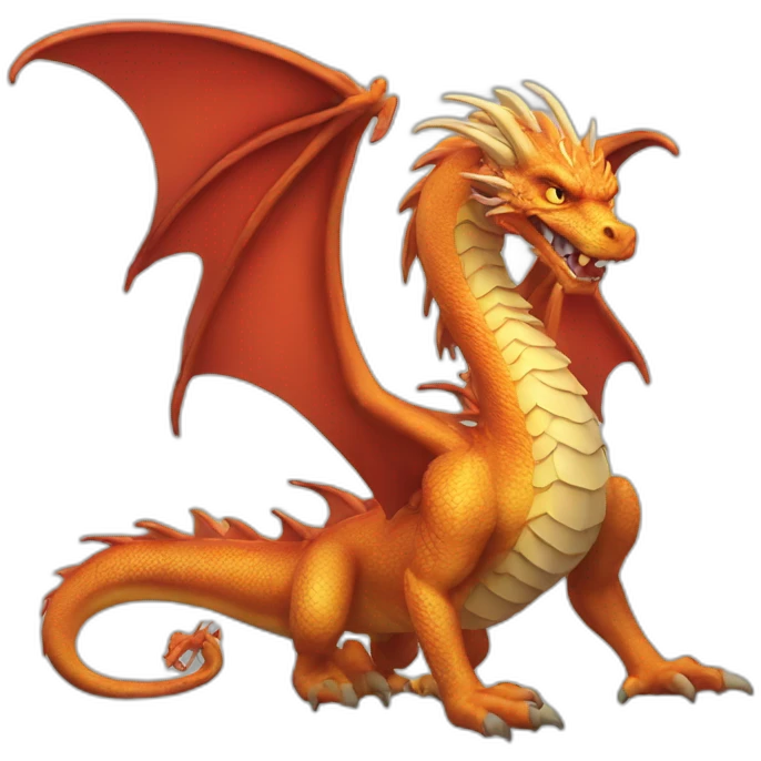 trump on a dragon emoji