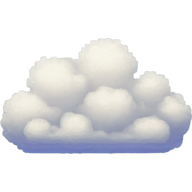 pixel art cloud emoji