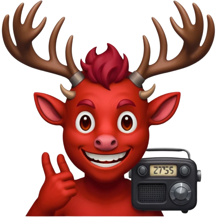 Alastor the radio demon emoji