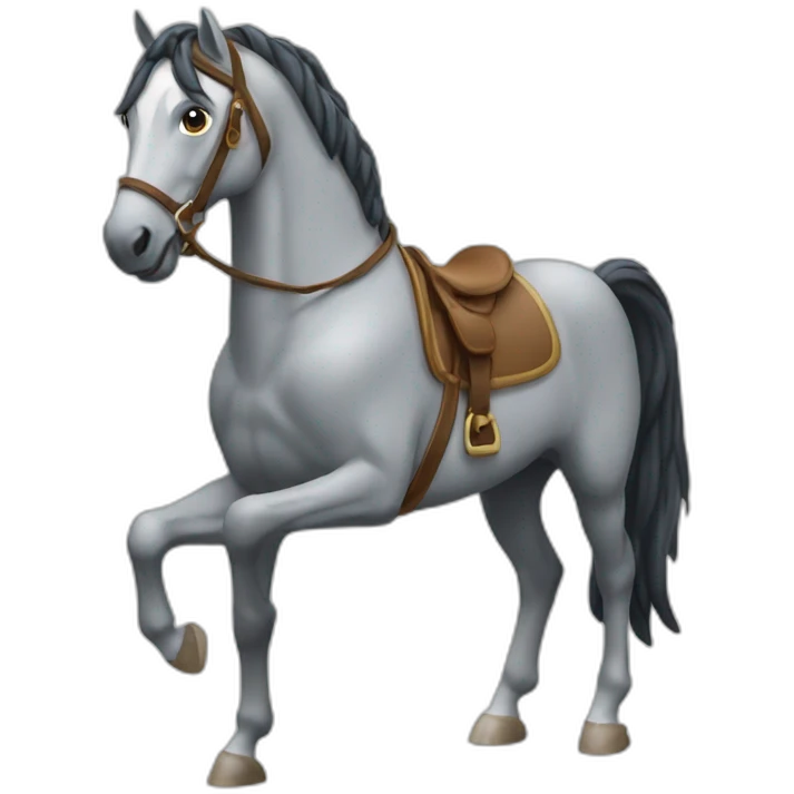 Cheval qui saute emoji