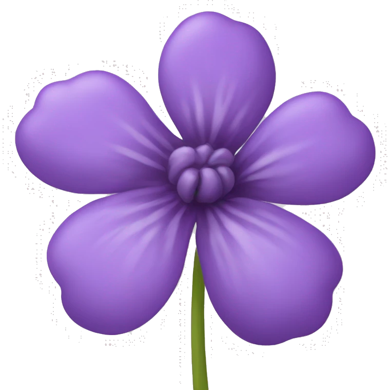 Purple wild flower  emoji