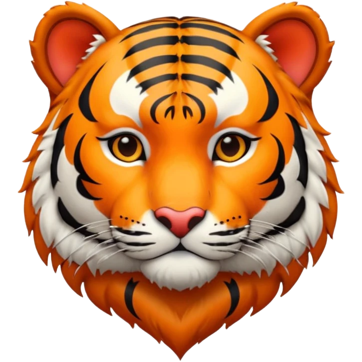 Tiger with heart emoji