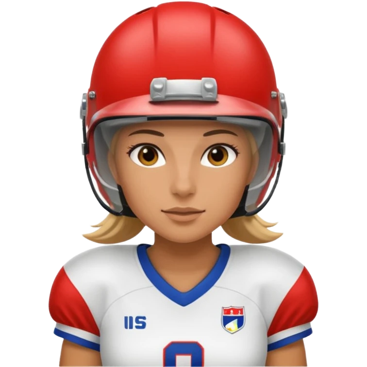 Football Players, Female player emoji