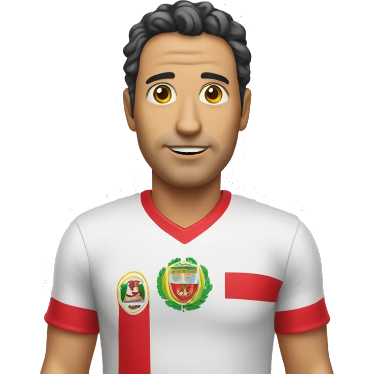 albert eistein con camiseta de peru emoji