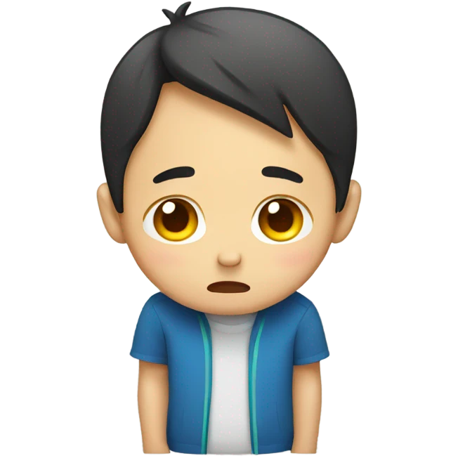 emoji, crying asian boy  emoji