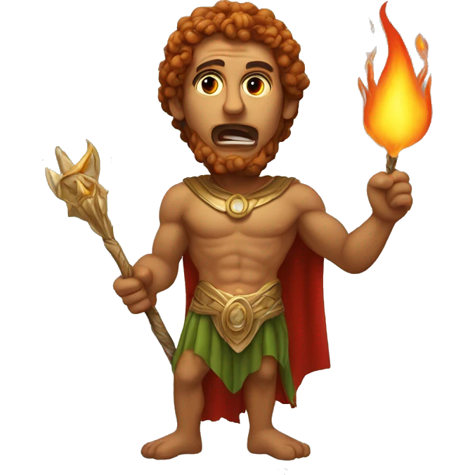 algerian prometheus with fire emoji
