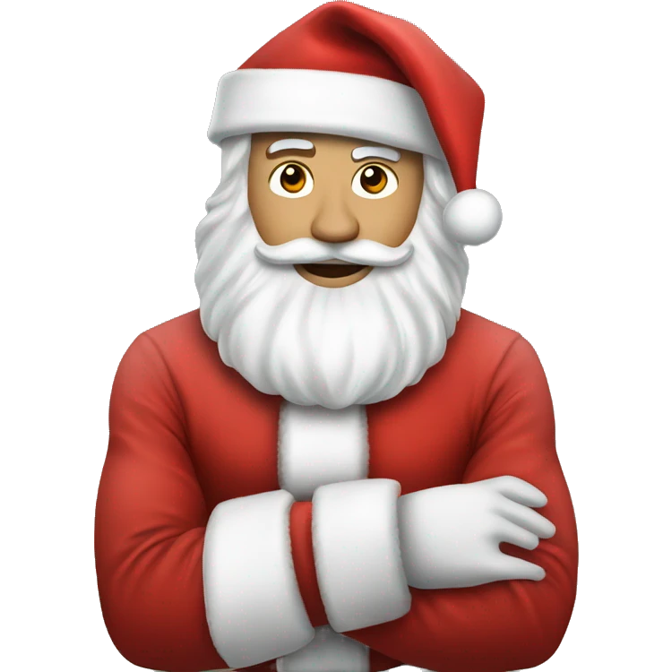 cristiano ronaldo as santa emoji