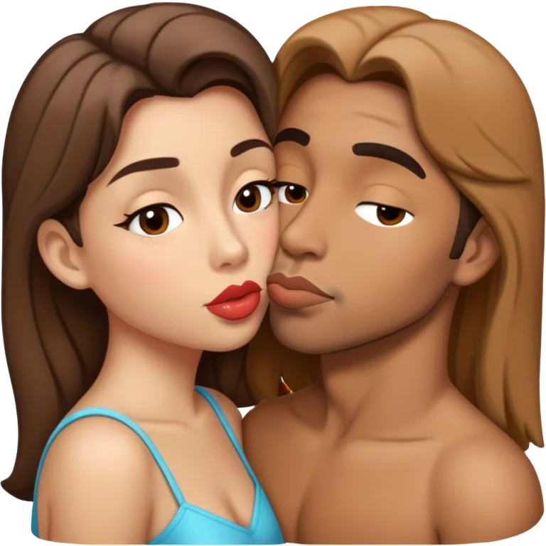 Morgan kiss emoji