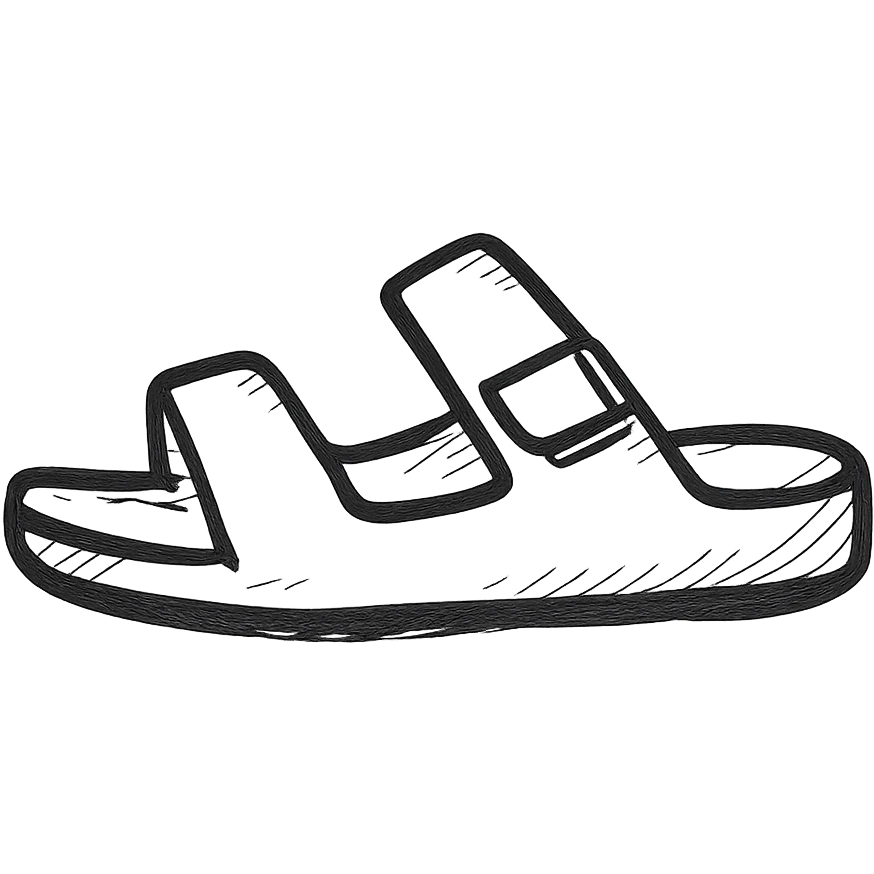 a sandal emoji