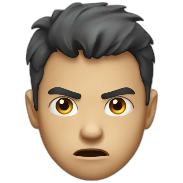 Angry boy emoji