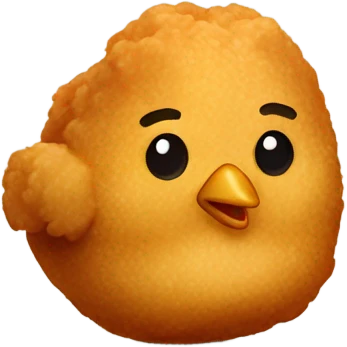 A child chicken nugget  emoji