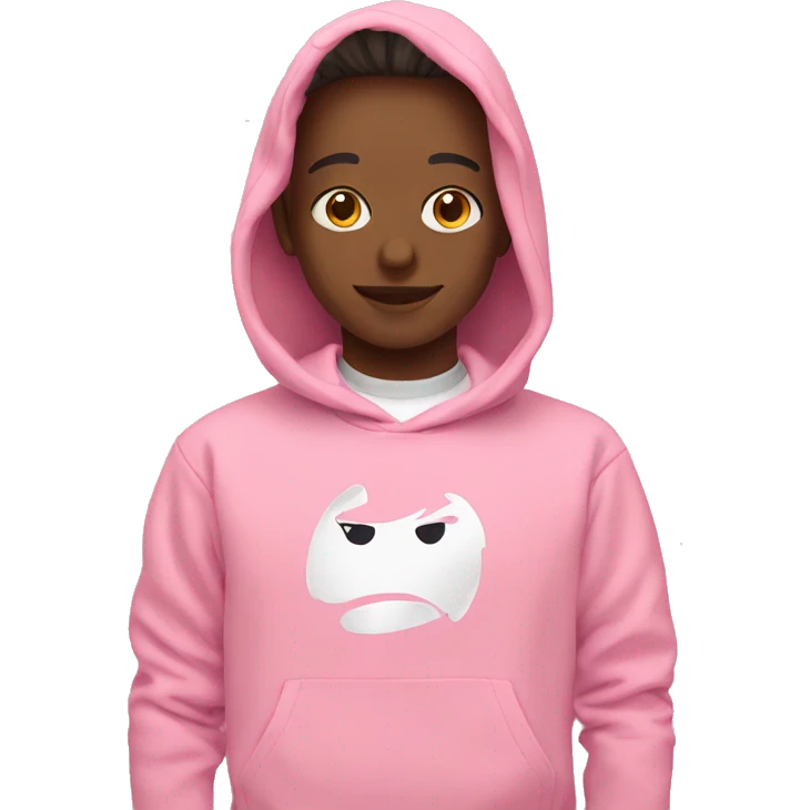 Sweatshirt pink emoji