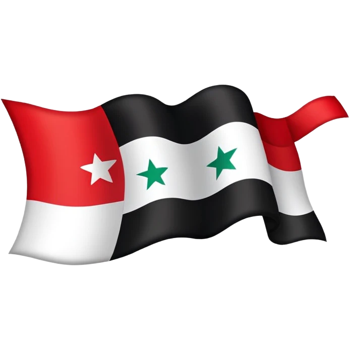 New Syria flag emoji