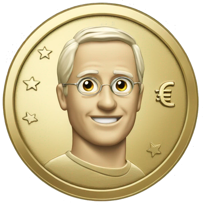 1 euro monney coin emoji