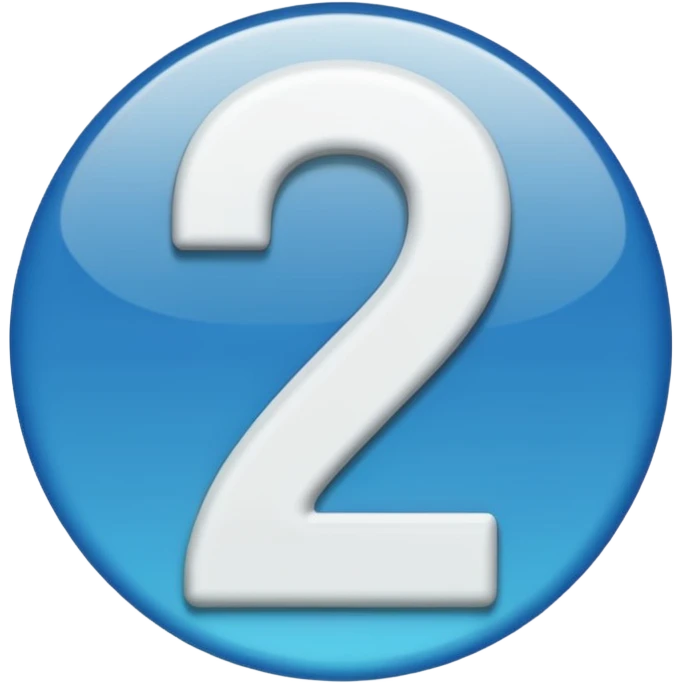 number 1 emoji