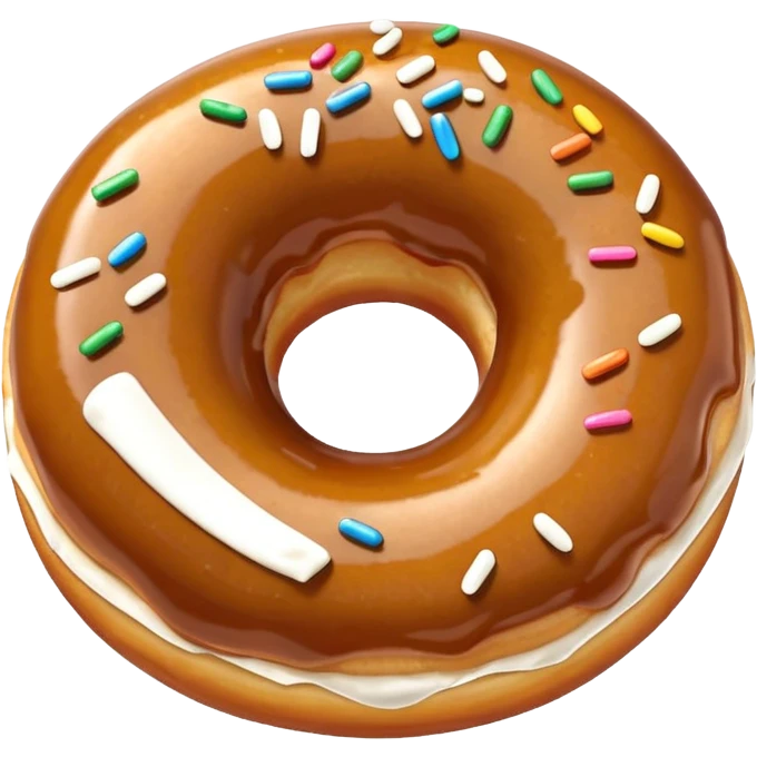 plain donut emoji