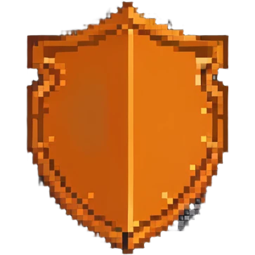 Orange HTML5 shield logo, web icon emoji