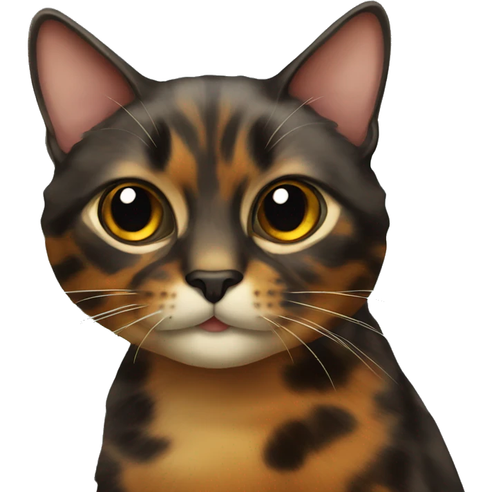tortoiseshell cat emoji