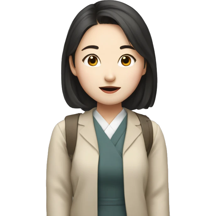 Korean girl as na hee doo in drama 2125 emoji