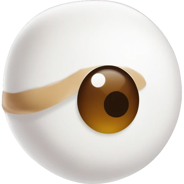 Il viso di un coniglietto molto dolce con una striscia bianca, i lati del viso marroncini, occhi azzurri emoji
